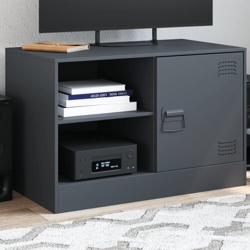  TV ormarić antracit 67 x 39 x 44 cm čelični Antracitno siva Cene