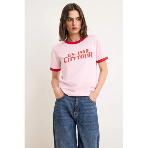 TRENDYOLMILLA Ženska majica TWOSS26TS00213, Roze Cene