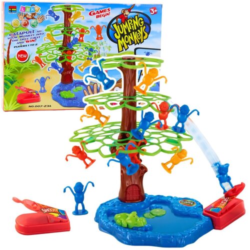  Obiteljska arkadna igra Jumping Monkeys Tree Lake Slike