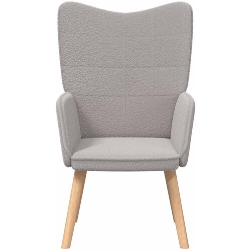  Fotelja Svijetlo siva 62 x 67 x 95,5 cm Sherpa Tkanina Slike