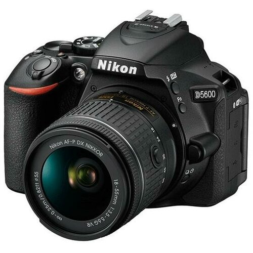 Nikon D5600 crni + objektiv 18-55mm AF-P VR DX digitalni fotoaparat Slike