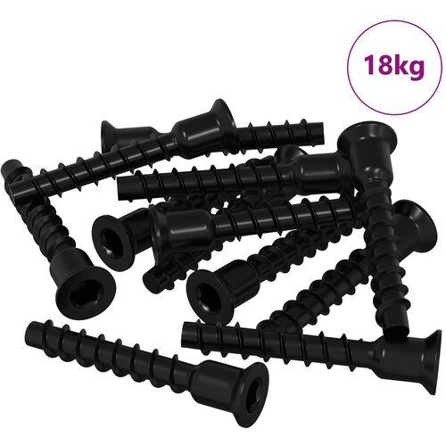 vidaXL Vijačna kapa 3072 pcs Črna 7 x 40 mm elezo, (5000163851) Cene