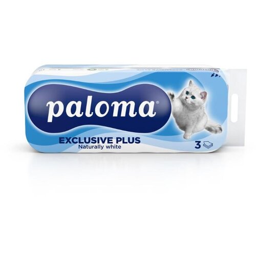 Paloma Toaletni papir Exclusive Plus, 3-slojni, 10/1 Slike