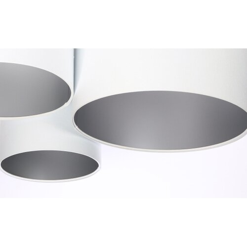  plafonsko svetlo space 3xE27/60W/230V bela/srebrna Slike
