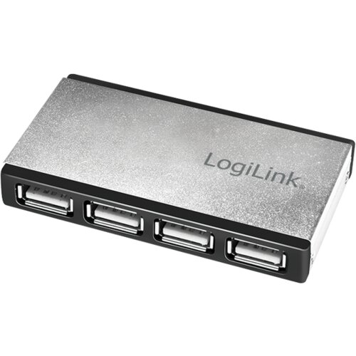 Logilink usb 2.0 hub, 4-port, aluminium design Slike