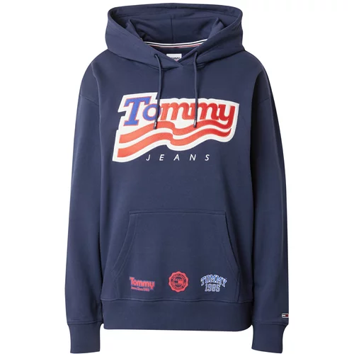 Tommy Jeans Sweater majica morsko plava