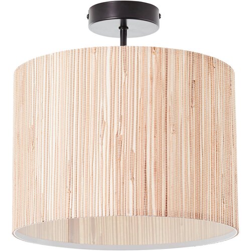 XXXL Brilliant - Plafonsko svetlo WIMEA 1xE27/52W/230V, prečnik 30 cm, crna/bež Slike