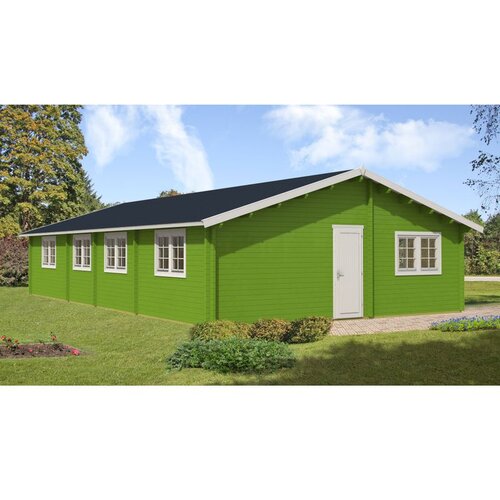 Male kuće Drvena kuća TRENTO 780 &times; 1374 cm sa &scaron;indrom Cijene