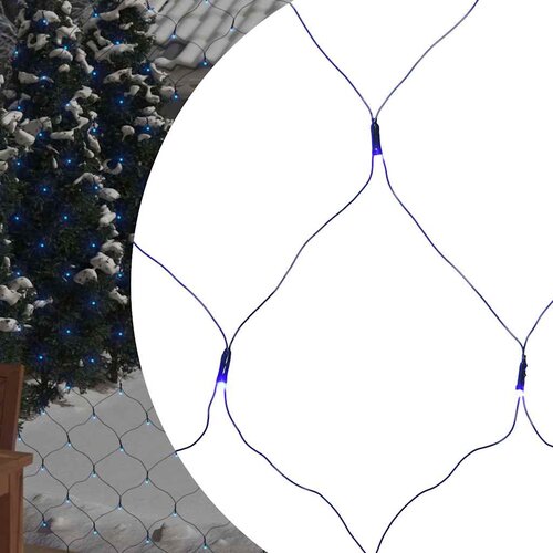 Božićna svjetlosna mreža svjetloplava 4 x 4 m 544 LED Cijene