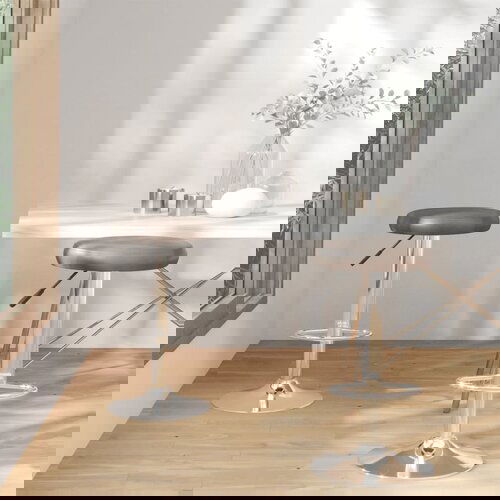 vidaXL Barski stolci od umjetne kože 2 kom smeđi Cijene