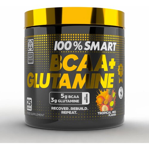 100% SMART BCAA+GLUTAMINE 250G - Tropical Mix Cijene