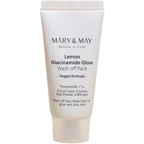MARY & MAY lemon niacinamide glow wash pack 30G Cene