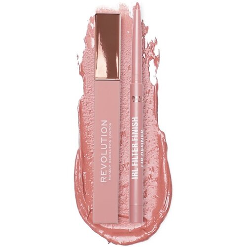 Makeup Revolution IRL Filter kremasta olovka za usne s mat efektom nijansa Chai Nude 0,18 g Slike