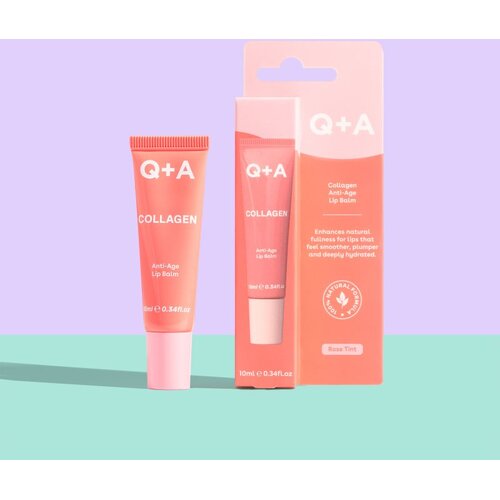 Q+A Collagen balzam za toniranje za usne s hidratantnim učinkom 10 ml Slike