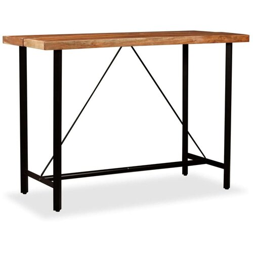  barski stol od masivnog bagremovog drva 150 x 70 x 107 cm Slike