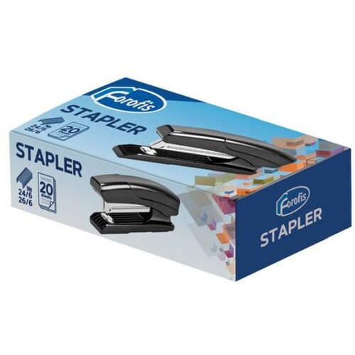 FOROFIS Stroj za spajanje 24/6, 26/6 do 20 listova crni 91646 Slike