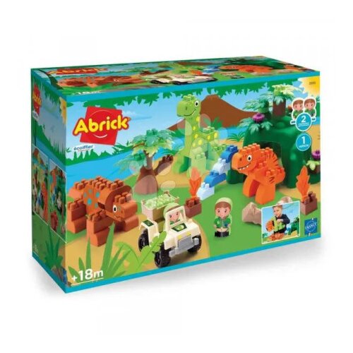 Abrick Playset Ecoiffier Dinoland construction Slike