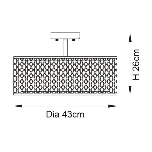Endon 101568 - plafonski luster cordero 3xE27/10W/230V zlatna Slike