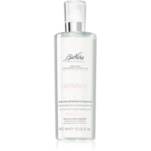 BioNike Defence nežni pomirjevalni in čistilni gel za odstranjevanje ličil za občutljivo in netolerantno kožo 400 ml Slike
