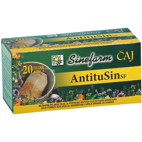 Sinefarm Čaj protiv ka&scaron;lja AntituSin 30 g Cene