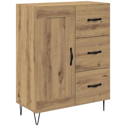 vidaXL Visok predalnik s predalom Umetni hrast 69,5 x 32,5 x 180 cm Cene