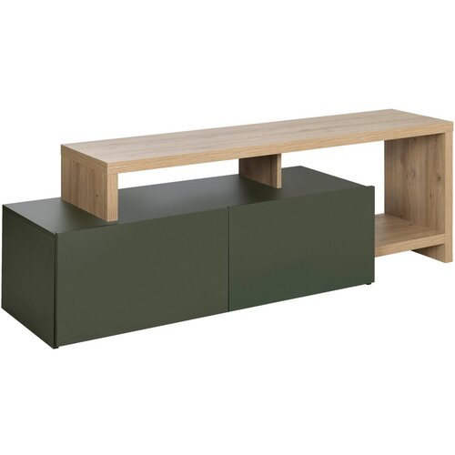 Livetastic Tv-element Craft, Zelena, Barva Hrasta Slike