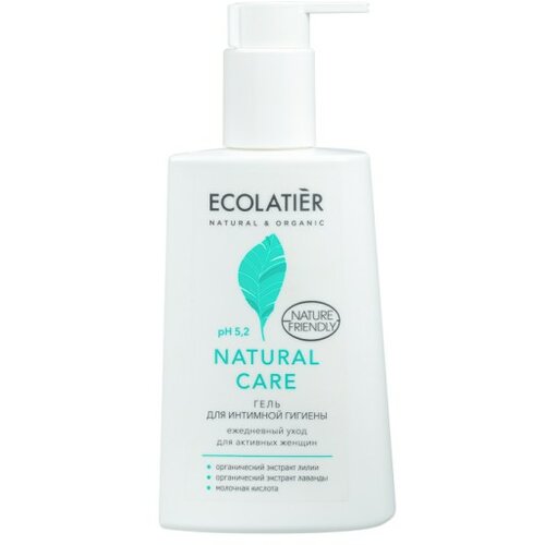 ECOLATIER gel za intimnu higijenu sa eteričnim uljima lavande, ljiljana i mlečnom kiselinom | kozmo Cene