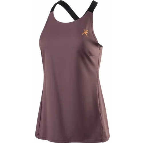 Klimatex SPIRIT Ženska sportska majica bez rukava, smeđa, veličina