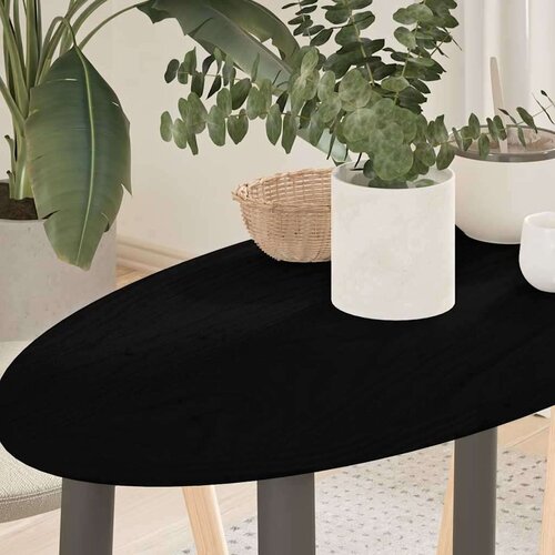 vidaXL Stolna ploča tamnosmeđa 80x40x2 cm ovalna masivna hrastovina Cijene