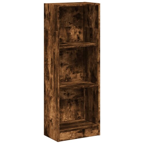 Maison Chic Knjižna omara - Knjižni regal dimljeni hrast 40x24x109 cm inženirski les, (21724938) Slike