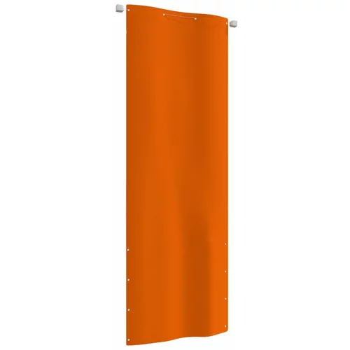 Balkonski zastor narančasti 80 x 240 cm od tkanine Oxford