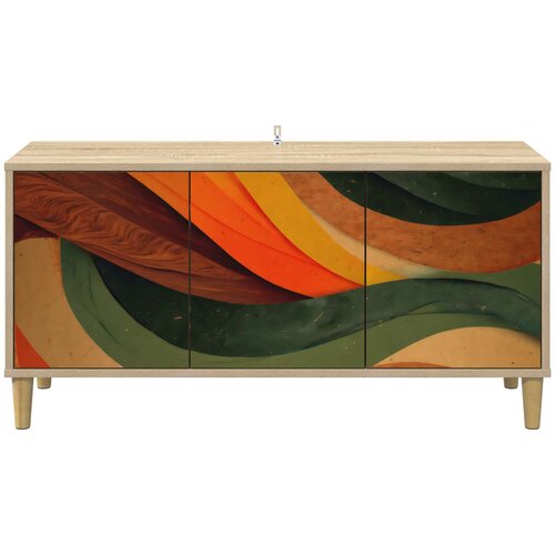  ormar BONN 102 x 33 x 50 cm Sonoma Konstruirano drvo Slike