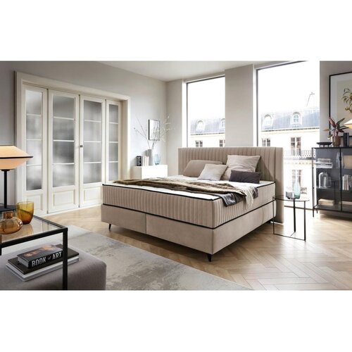 Premium Living Postelja Z Vzmetnico Dream, Rjava, 120x200 Slike