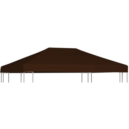 VidaXL Streha za paviljon 310 g/m&amp;sup2; 3x4 m rjava, (20729349) Slike