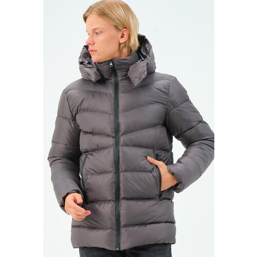 Dewberry M8659 MEN'S COAT-ANTHRACITE Cene