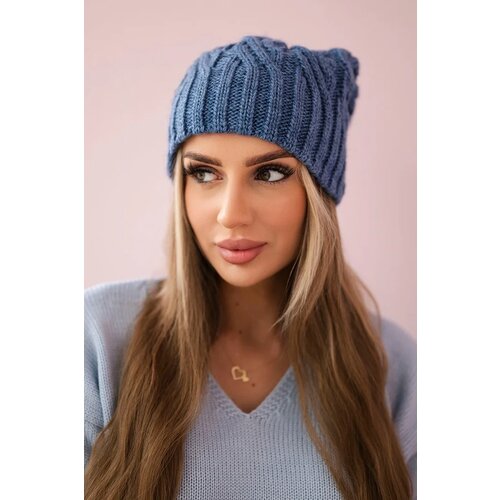 Kesi Cap with fleece Paulina K227 dark jeans Cijene