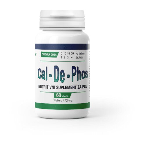 Interagrar suplement za pse cal-de-phos kalcijum 60/1 750mg Cene