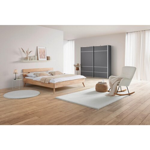 MID.YOU POSTELJA 140 cm x 200 cm , les bukev (jedrovina) Slike