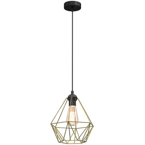  Visilica na sajli BASKET 1xE27/60W/230V prečnik 25 cm zlatan Cene