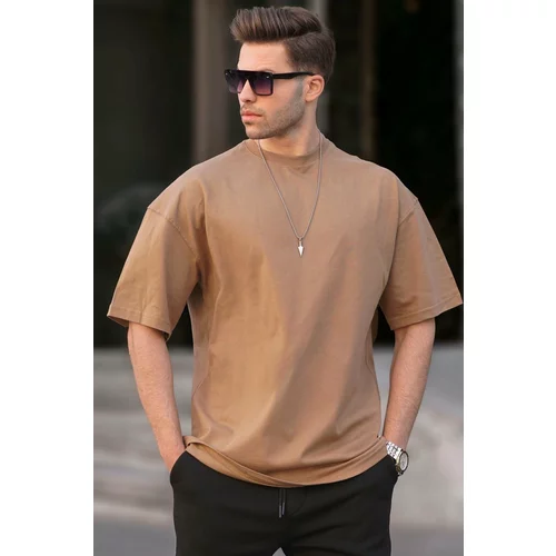 Madmext T-Shirt - Brown - Oversize
