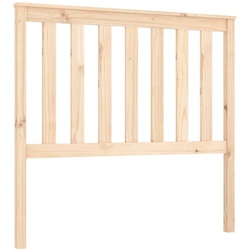 Maison Chic posteljno vzglavje - vzglavna omarica - nočna omarica 106x6x101 cm trdna borovina, (21705146) Slike