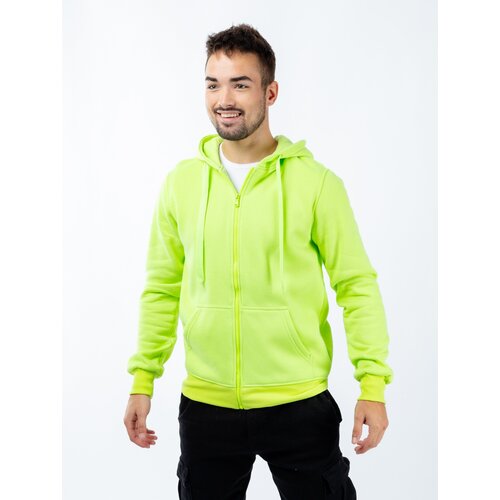 Glano Men&amp;#039;s hooded sweatshirt - bright green Slike