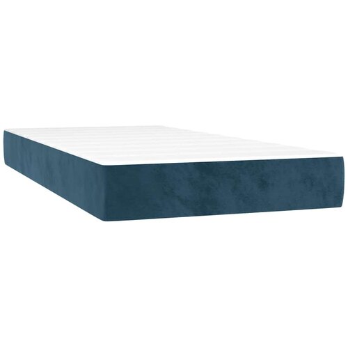 Box spring krevet s madracem tamnoplavi 100x200 cm bar&amp;scaron;unasti Slike