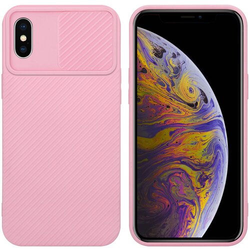 Cadorabo Ohi&amp;scaron;je, združljiv z Apple v Bonbon Pink - Za&amp;scaron;čitni pokrov iz fleksibilnega silikona TPU in z za&amp;scaron;čito pred kamero, (20595551) Slike