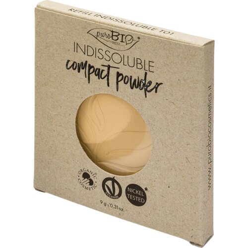 PuroBIO cosmetics Indissoluble Compact Powder Refill - Limited Edition - T01 Slike