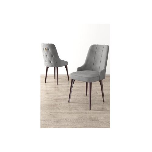 Hanah home Newa set stolica, 46x94x46 cm, 2 dijela, Smeđe-siva Cijene