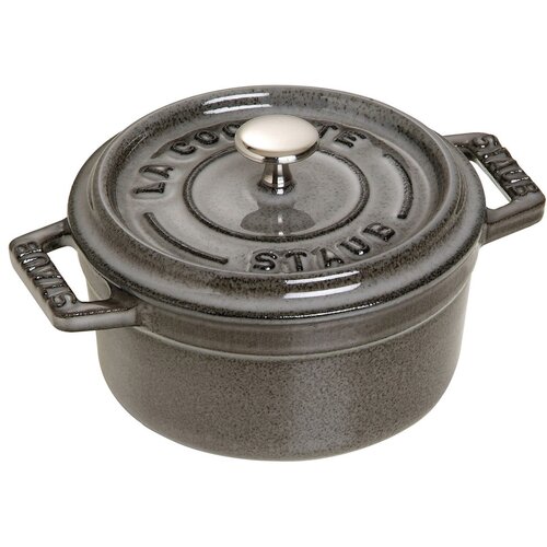 Staub Mini Round Cast Iron Pot - 250 ml, Graphite Cijene