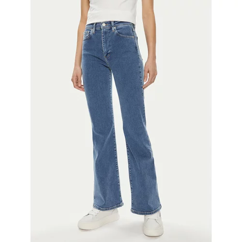 Tommy Jeans Jeans hlače Sylvia DW0DW17631 Modra Flare Fit