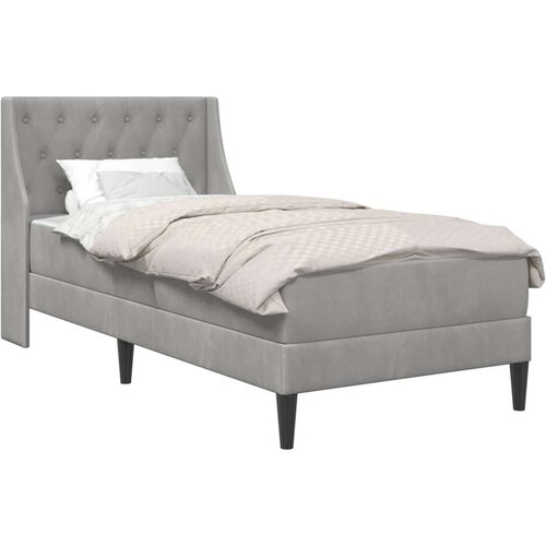  Okvir kreveta s madracem Zidne 2 pcs Svijetlo siva Bar&amp;scaron;un - Svjetlosiva 80 x 200 cm Slike