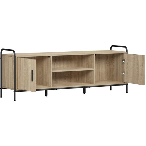  TV ormar 133 x 33 x 50 cm Hrast sonoma Konstruirano drvo Slike